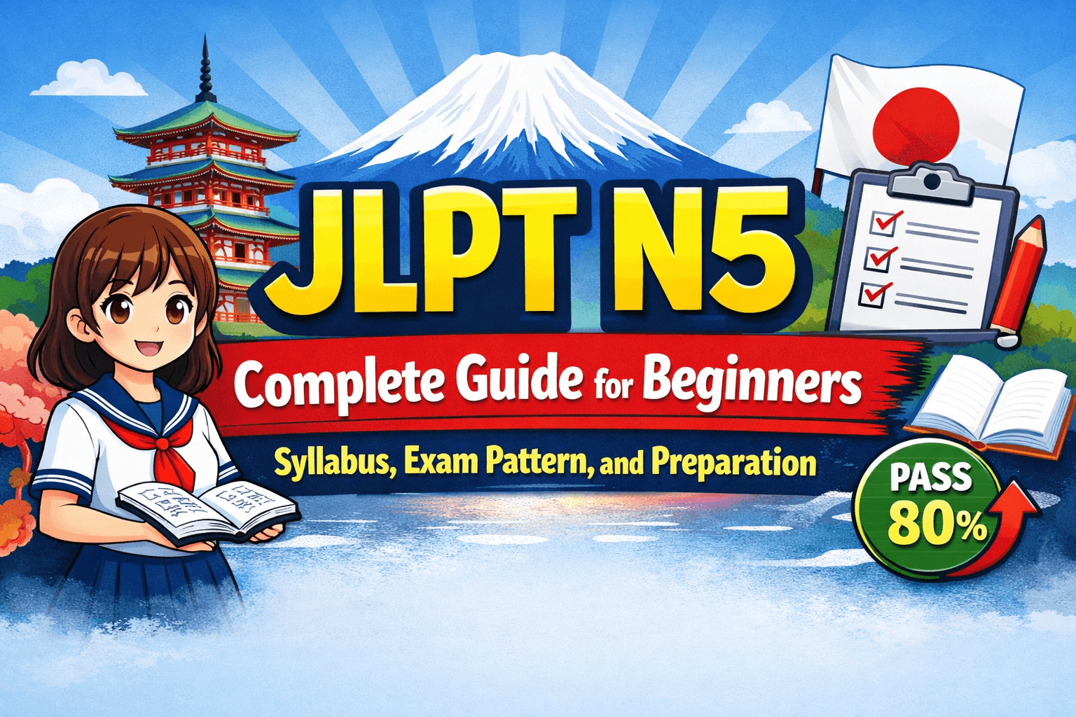 JLPT N5 Complete Guide for Beginners | Syllabus, Exam Pattern, and Preparation