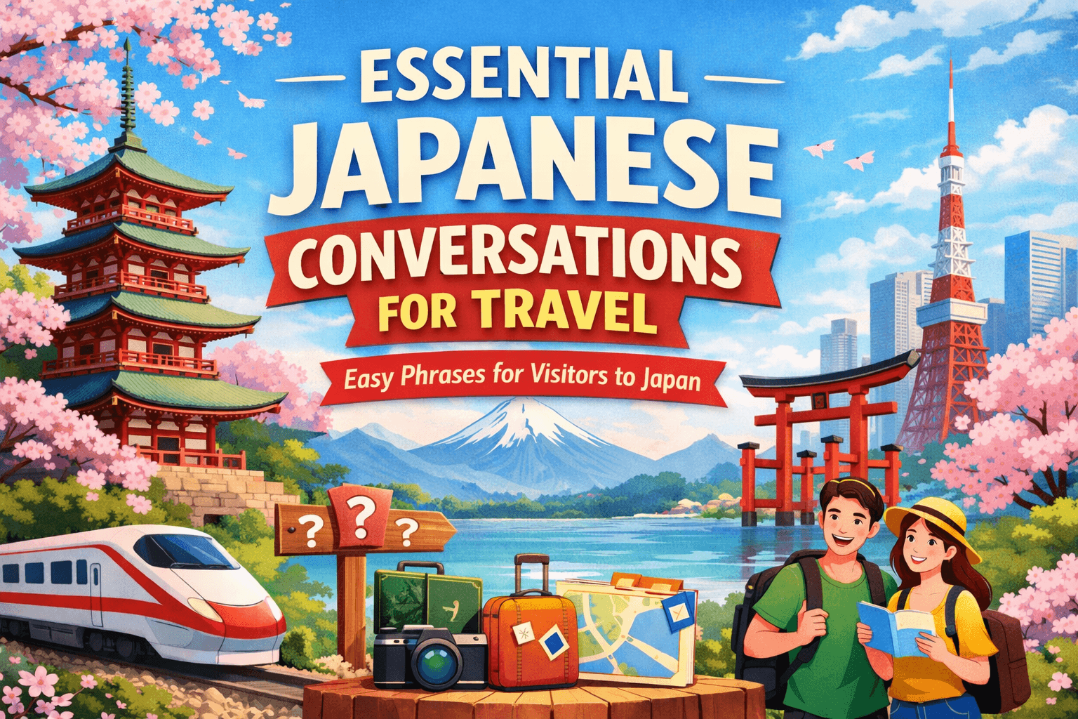 Essential Japanese Conversations for Travel | Easy Travel Japanese for Beginners